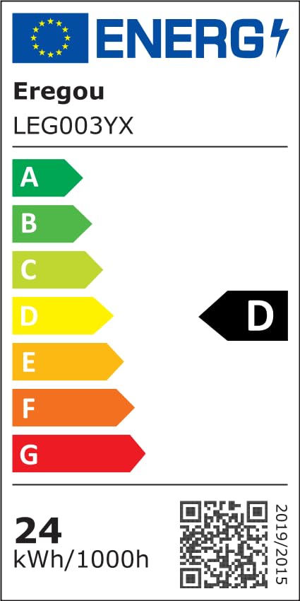 Eregou LED Deckenlampe Dimmbar, 24W 2400LM Smart RGB LED Deckenleuchte, IP44 Wohnzimmerlampe Schlafzimmerlampe, Kompatibel mit Alexa APP Google Assistant, 2700K-6500K