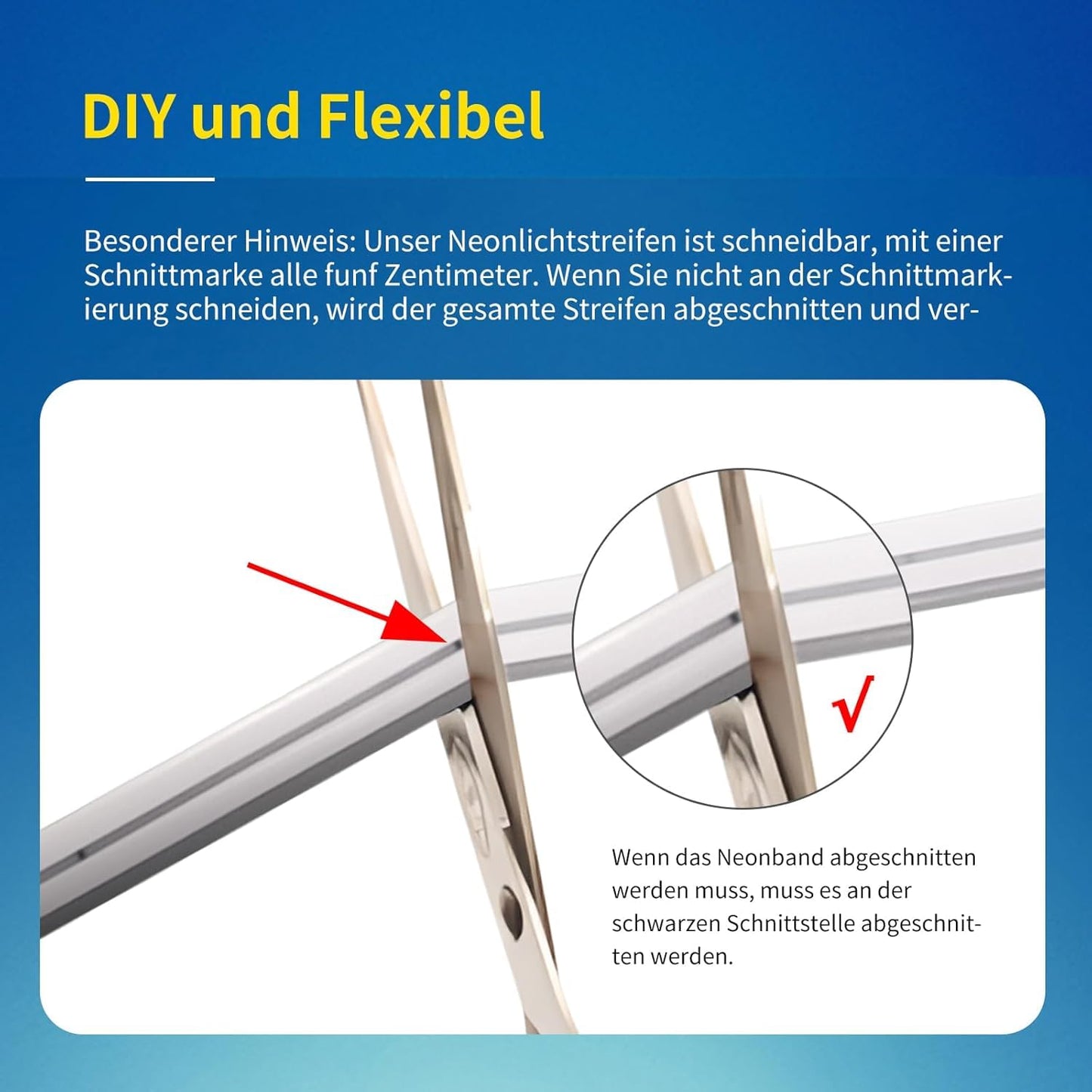 BUNACET Neon LED Strip Warmweiss 8M 24V, LED Streifen Dimmbar 3000K, IP67 Wasserdicht Neon Schlauch Lichtband Flexibel LED Band mit Fernbedienung und Netzteil, Silikon Lichtleiste für Innen Aussen