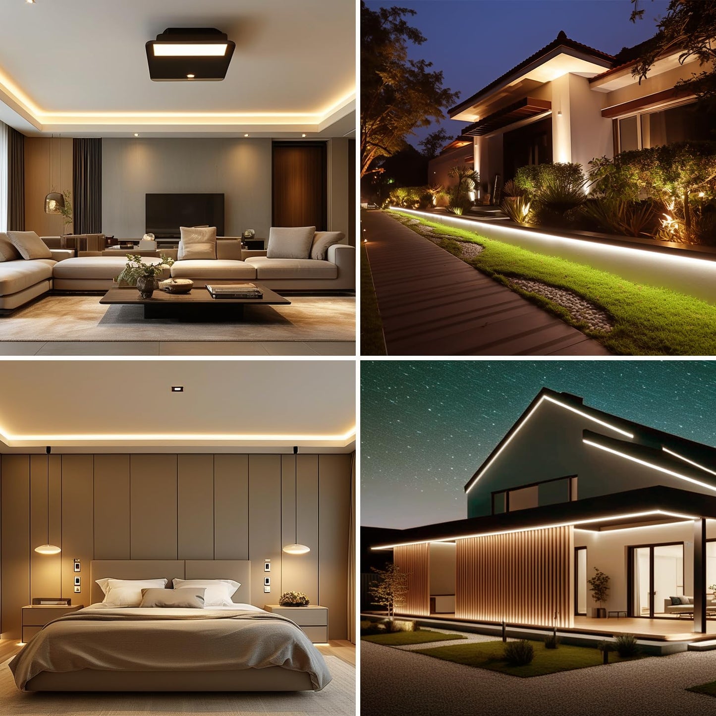 BENLUN AC 220V COB LED Streifen Aussenbereich 20M, 3000K Warmweiß LED Strip Outdoor Wasserdicht, LED Band 200W CRI 90+ 230V Direktanschluss für Zimmer und Außen Dekoration Beleuchtung