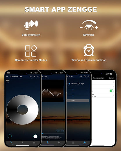COB LED Streifen 15M IP68 Wasserdicht, 24V 2700K LED Strip Warmweiss, LED Lichtband Selbstklebend Außen mit Netzteil, APP und Fernbedienung für Dachtraufe Garten Pool Terrasse Küche Badezimmer