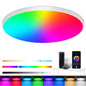 Eregou LED Deckenlampe Dimmbar, 24W 2400LM Smart RGB LED Deckenleuchte, IP44 Wohnzimmerlampe Schlafzimmerlampe, Kompatibel mit Alexa APP Google Assistant, 2700K-6500K